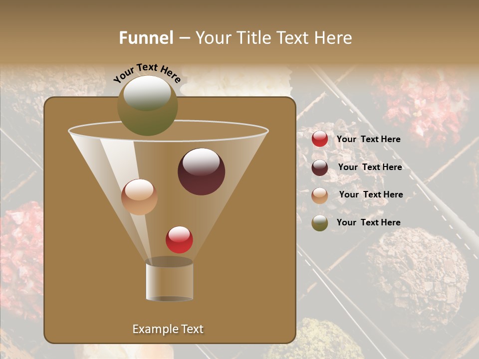 Gourmet Close Up Box PowerPoint Template