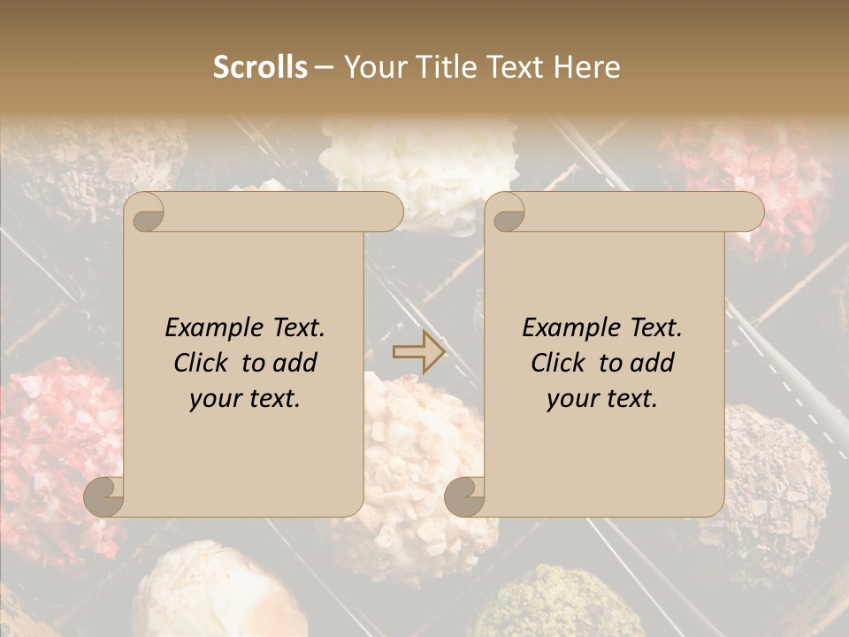 Gourmet Close Up Box PowerPoint Template