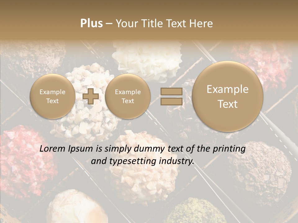 Gourmet Close Up Box PowerPoint Template