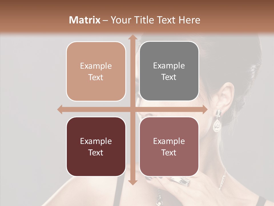 Hair Fingers Glamour PowerPoint Template