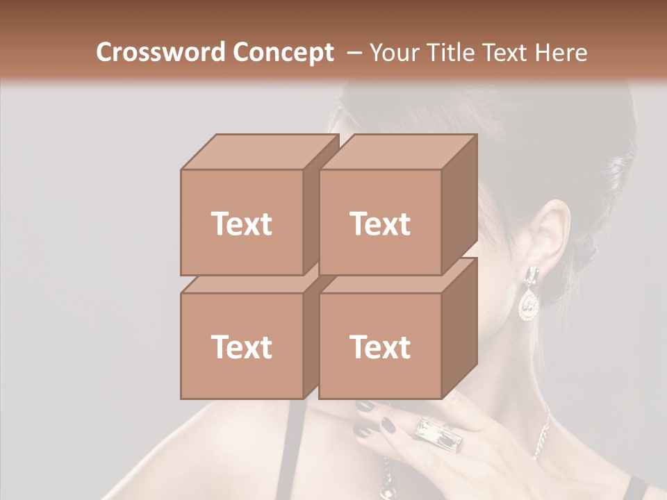 Hair Fingers Glamour PowerPoint Template