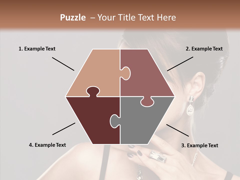 Hair Fingers Glamour PowerPoint Template