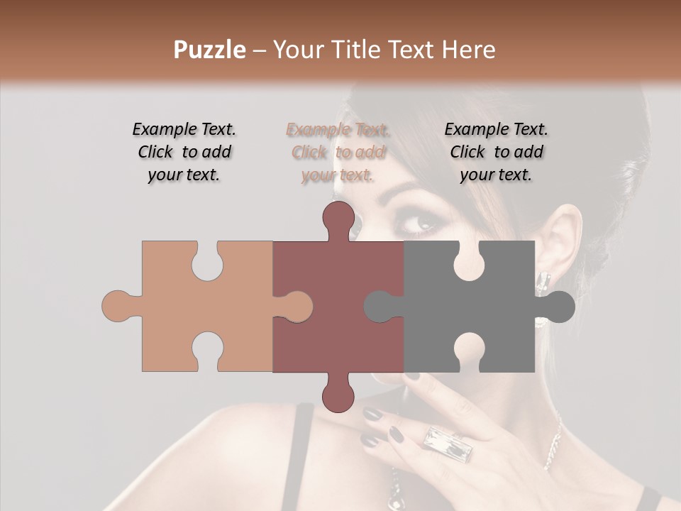 Hair Fingers Glamour PowerPoint Template