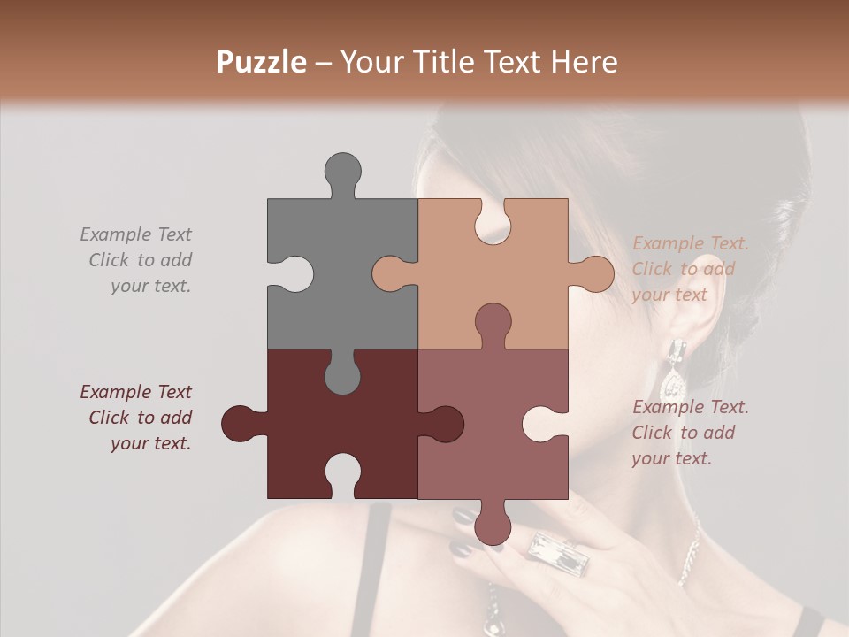 Hair Fingers Glamour PowerPoint Template