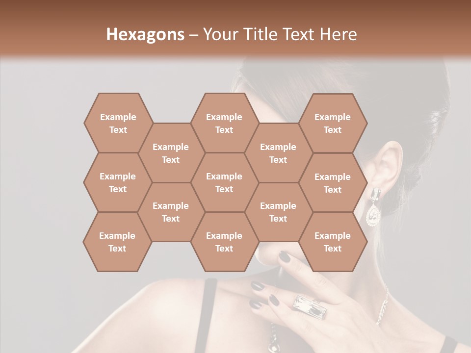 Hair Fingers Glamour PowerPoint Template