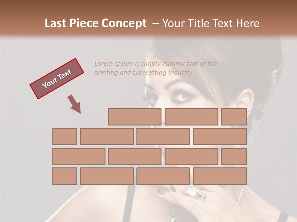 Hair Fingers Glamour PowerPoint Template