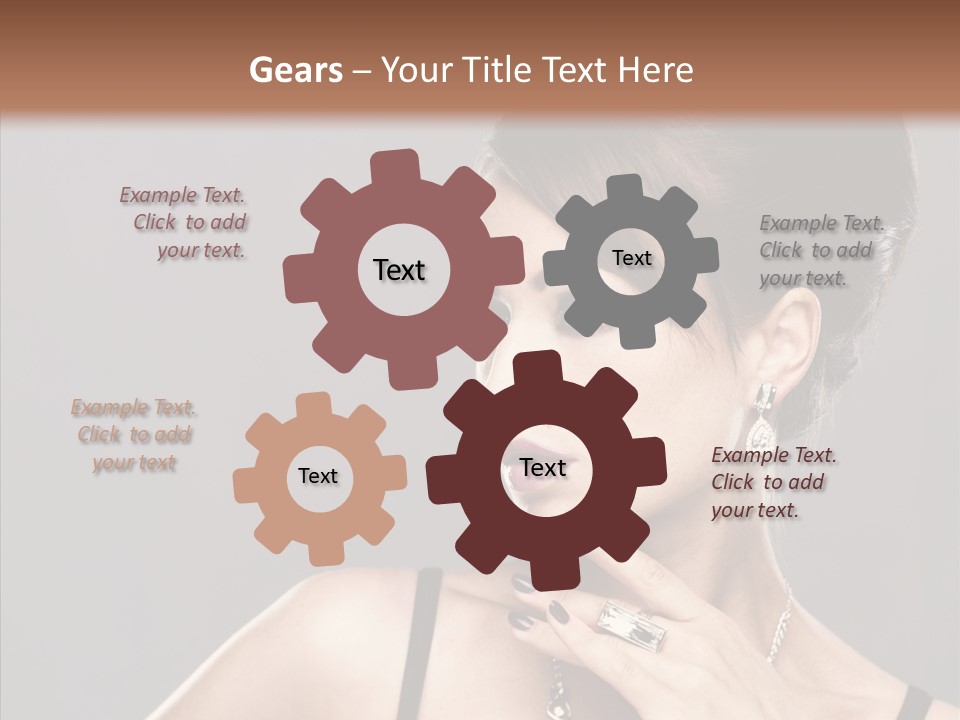 Hair Fingers Glamour PowerPoint Template