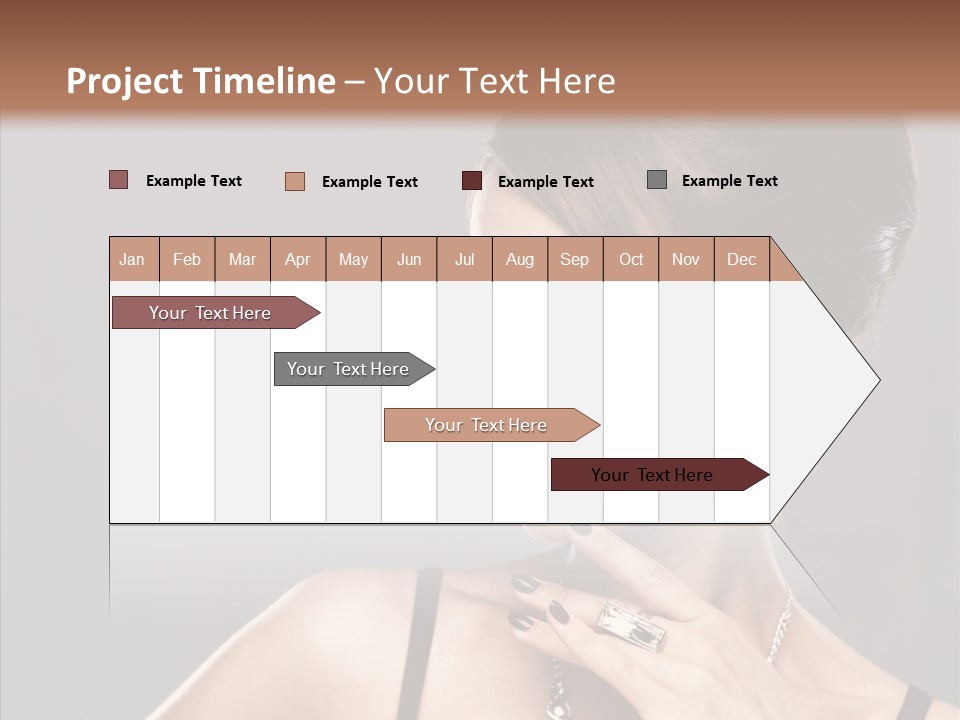 Hair Fingers Glamour PowerPoint Template