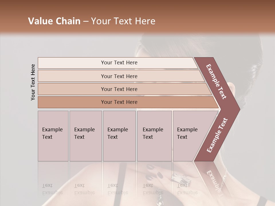 Hair Fingers Glamour PowerPoint Template