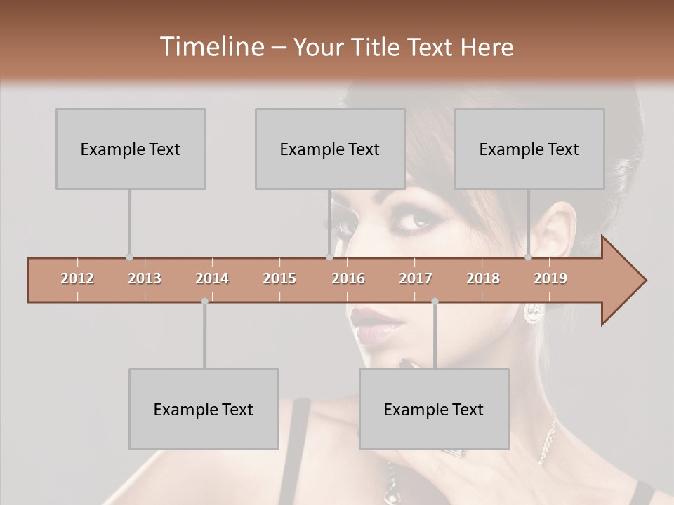 Hair Fingers Glamour PowerPoint Template