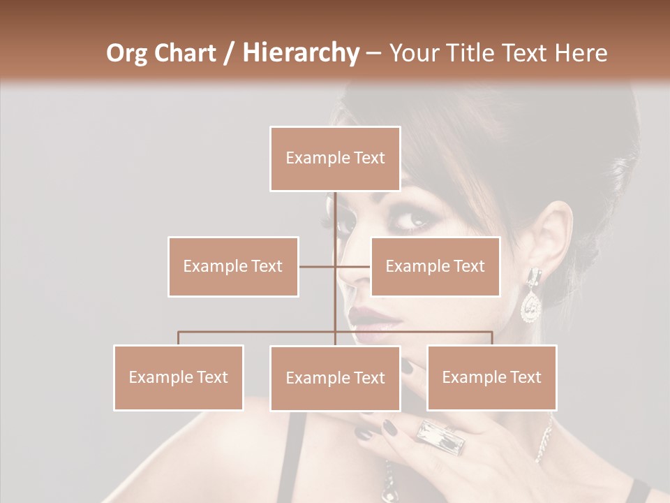 Hair Fingers Glamour PowerPoint Template