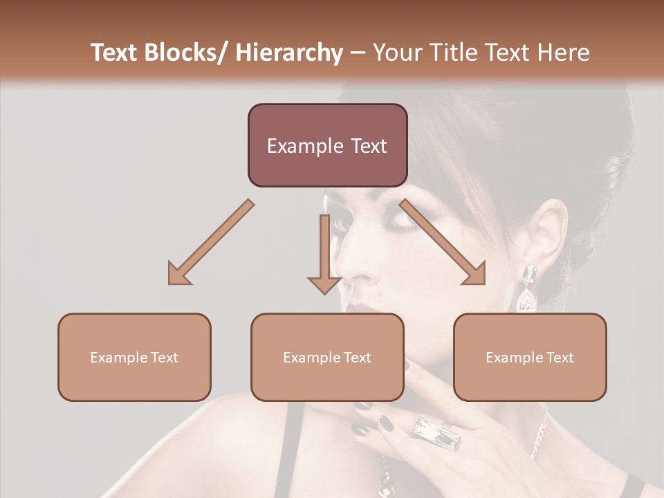 Hair Fingers Glamour PowerPoint Template