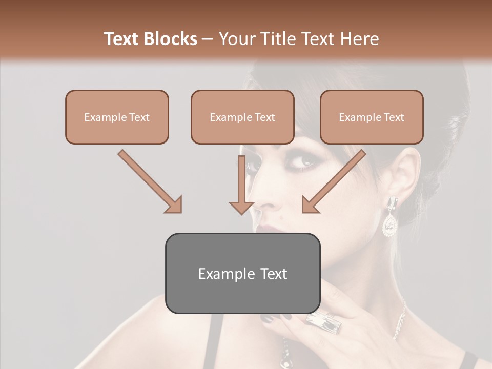 Hair Fingers Glamour PowerPoint Template