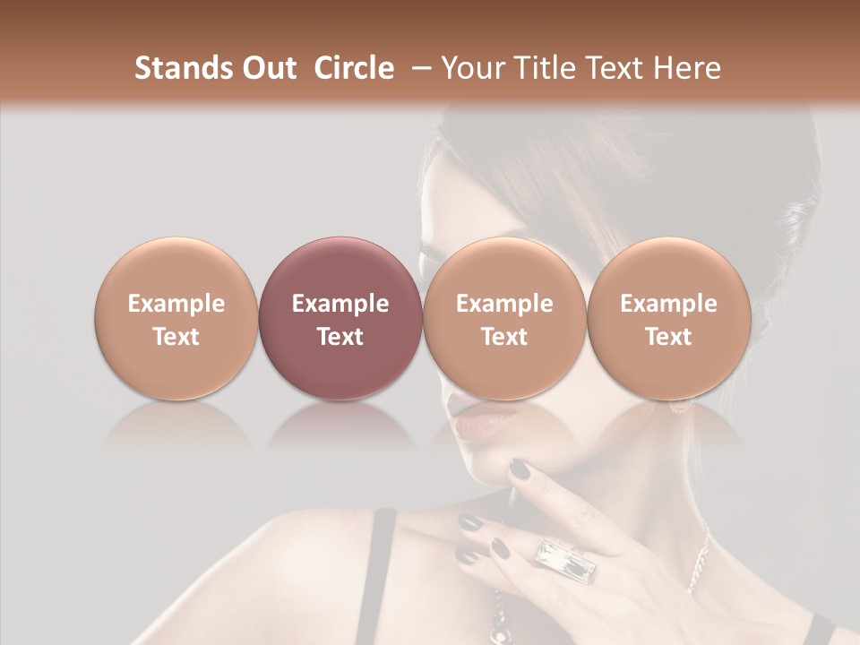 Hair Fingers Glamour PowerPoint Template