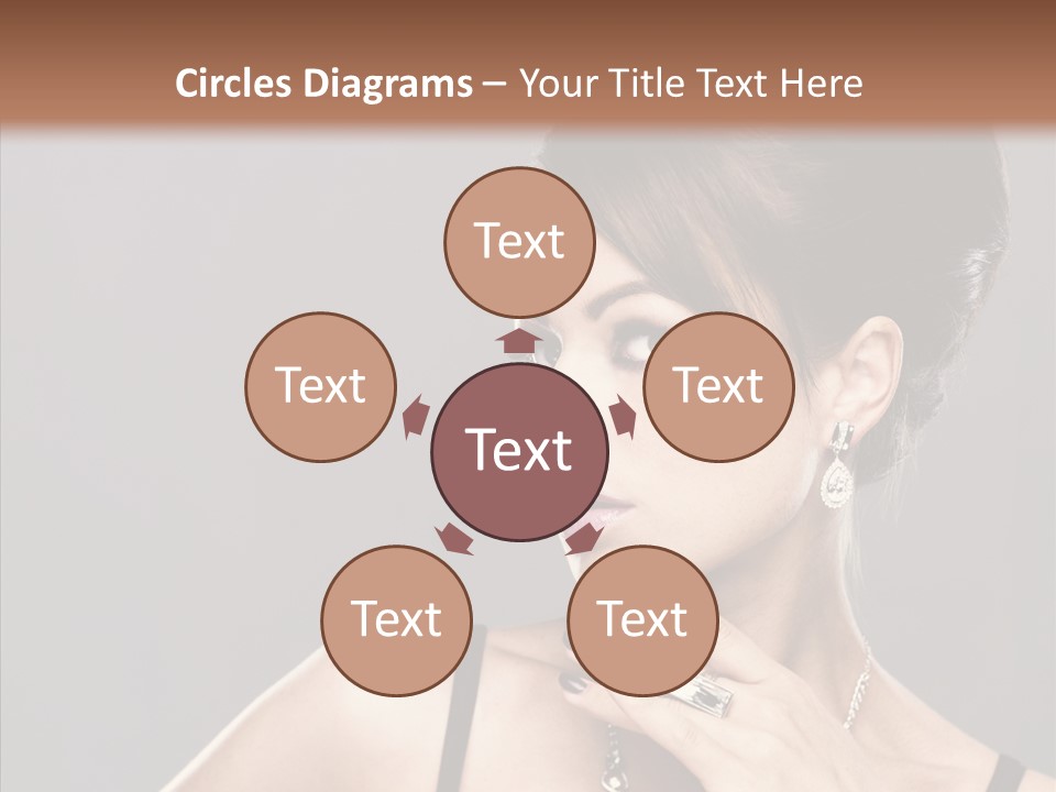 Hair Fingers Glamour PowerPoint Template