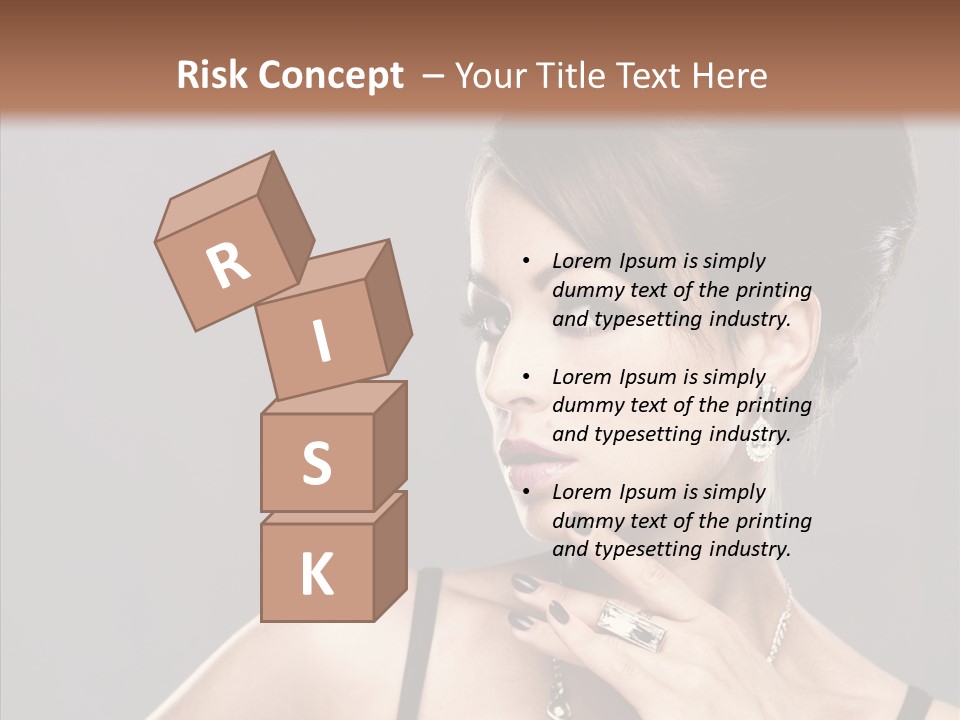 Hair Fingers Glamour PowerPoint Template