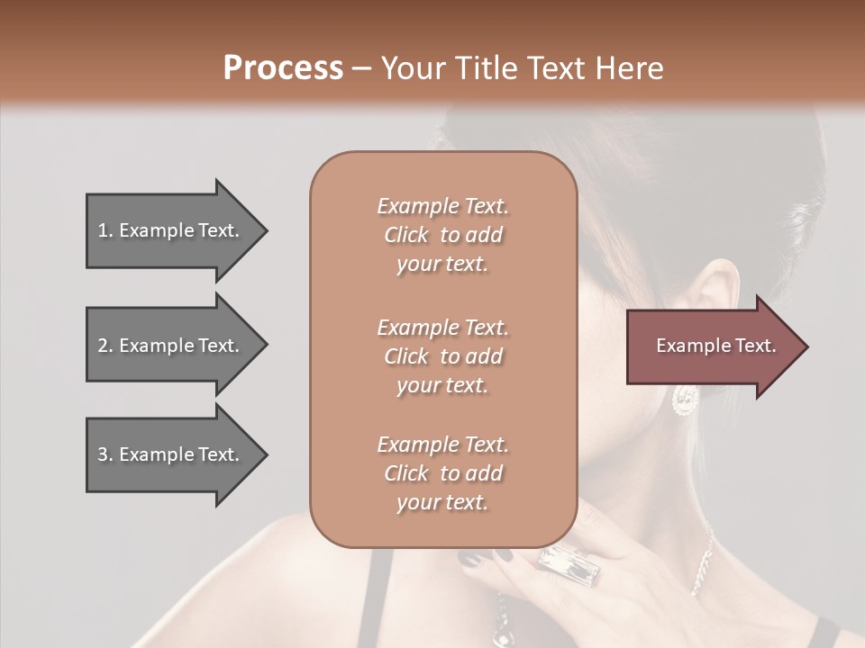 Hair Fingers Glamour PowerPoint Template