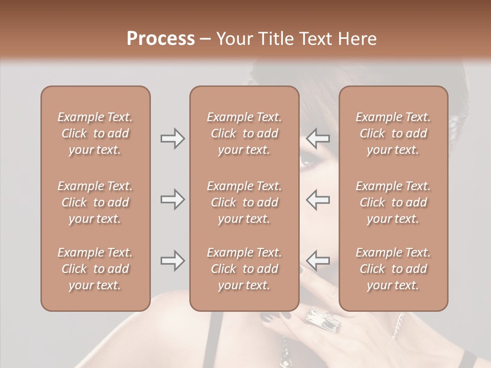 Hair Fingers Glamour PowerPoint Template