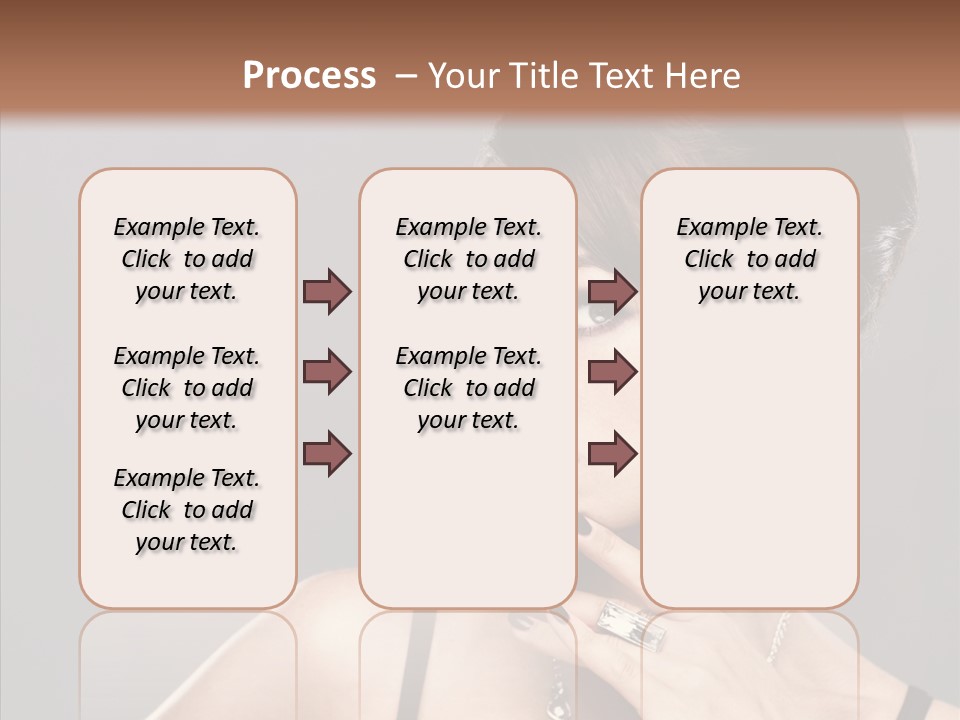 Hair Fingers Glamour PowerPoint Template