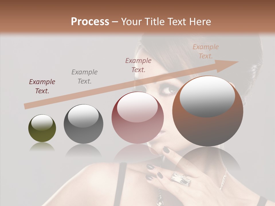 Hair Fingers Glamour PowerPoint Template