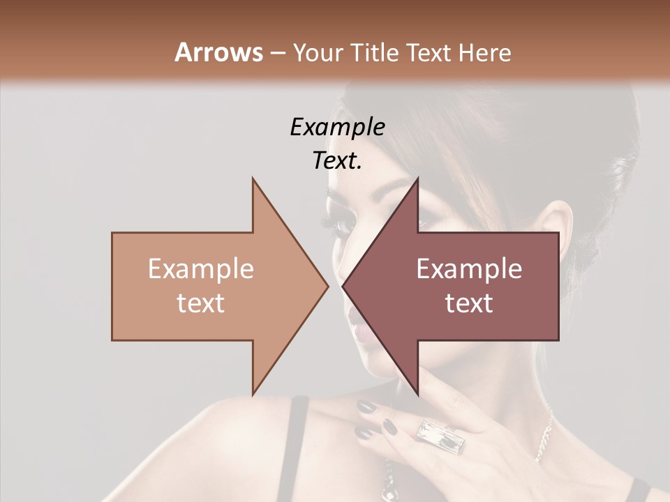 Hair Fingers Glamour PowerPoint Template