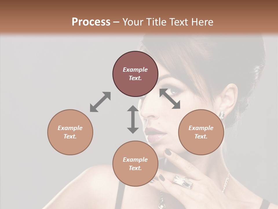 Hair Fingers Glamour PowerPoint Template