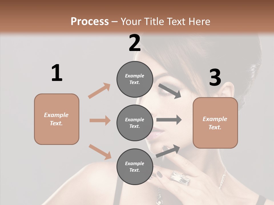 Hair Fingers Glamour PowerPoint Template