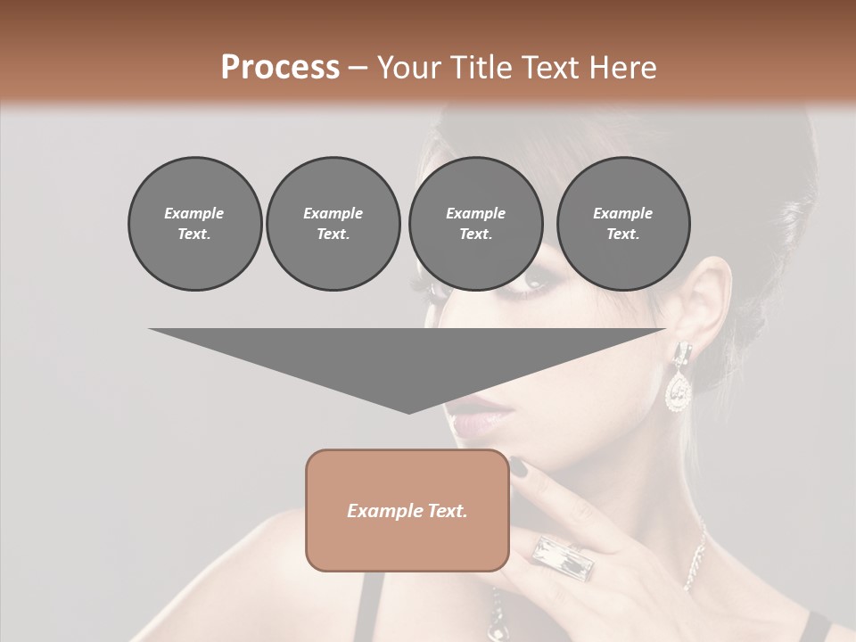 Hair Fingers Glamour PowerPoint Template