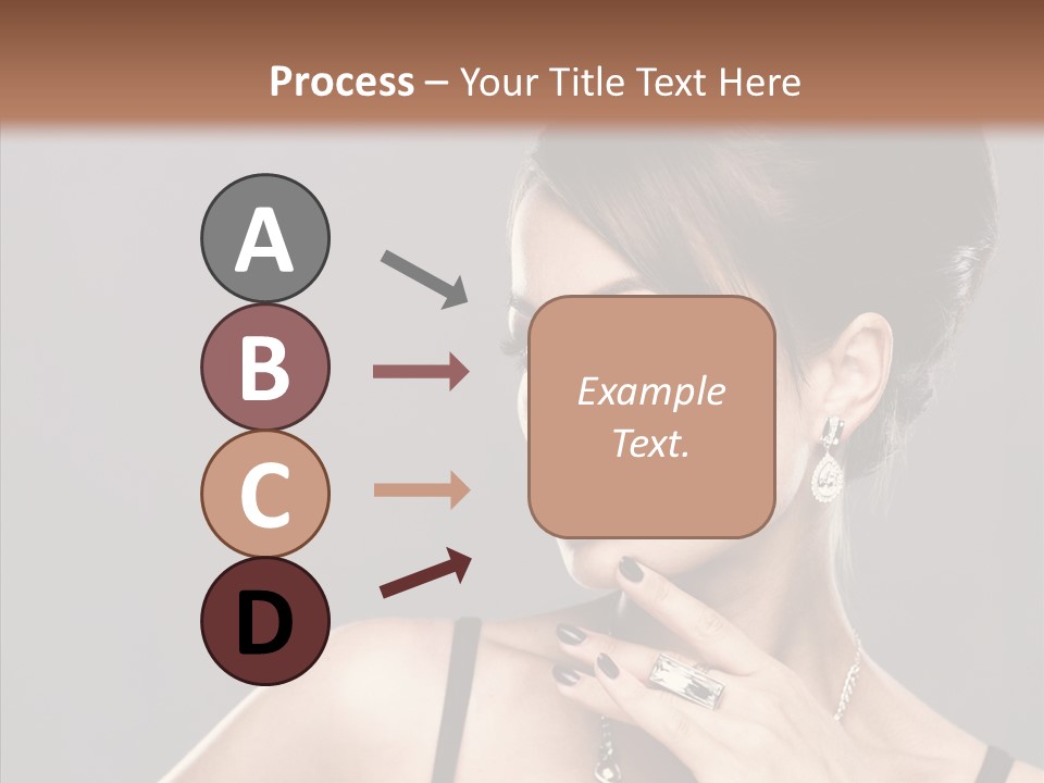 Hair Fingers Glamour PowerPoint Template