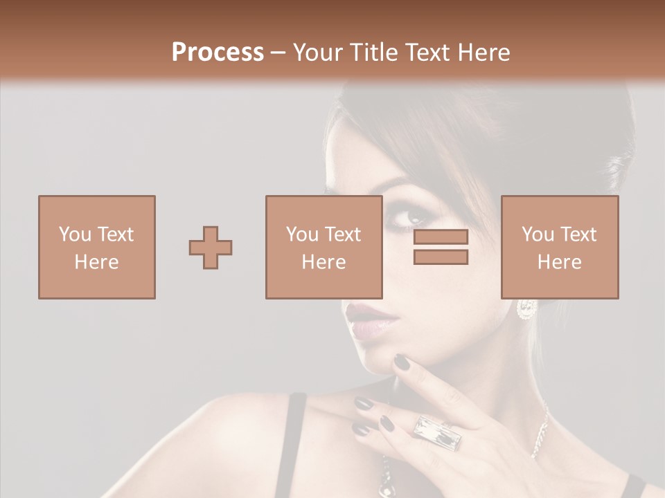 Hair Fingers Glamour PowerPoint Template