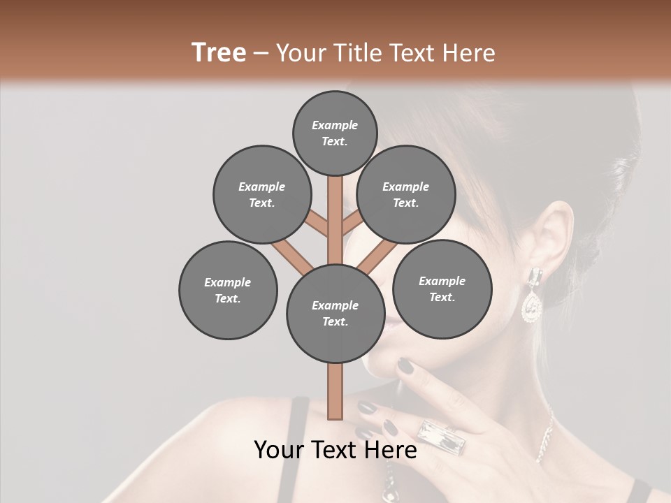 Hair Fingers Glamour PowerPoint Template