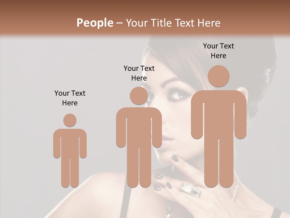 Hair Fingers Glamour PowerPoint Template