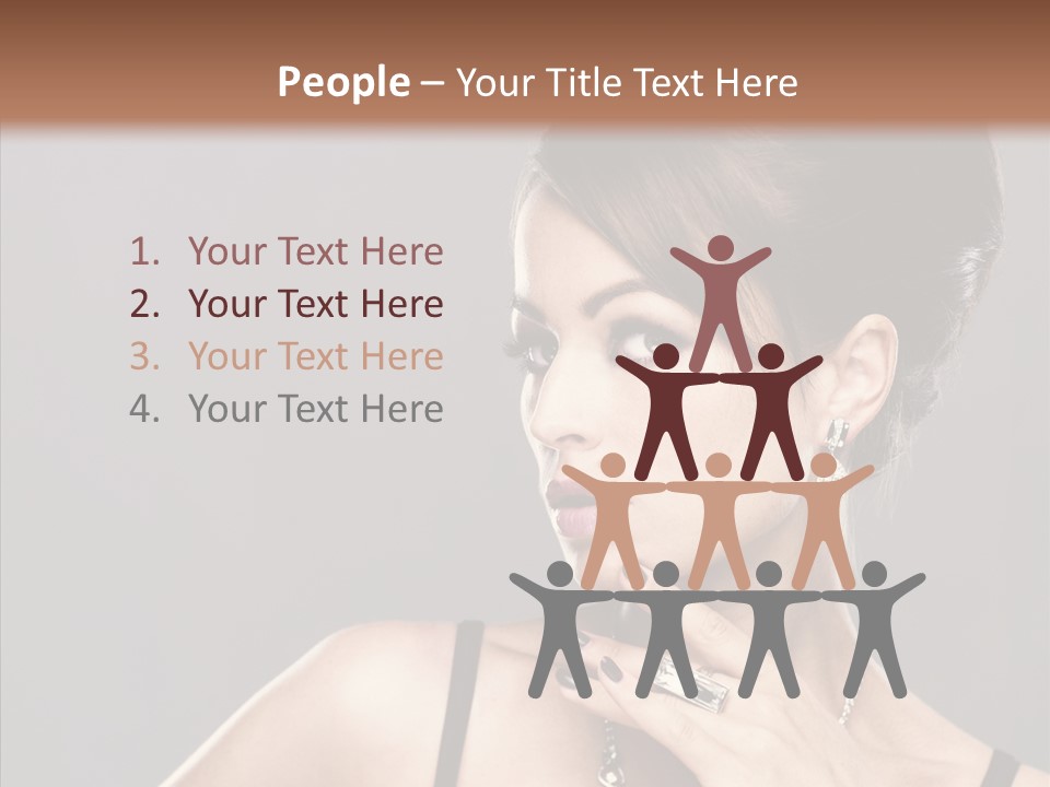Hair Fingers Glamour PowerPoint Template