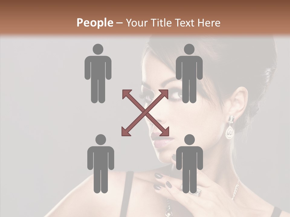 Hair Fingers Glamour PowerPoint Template