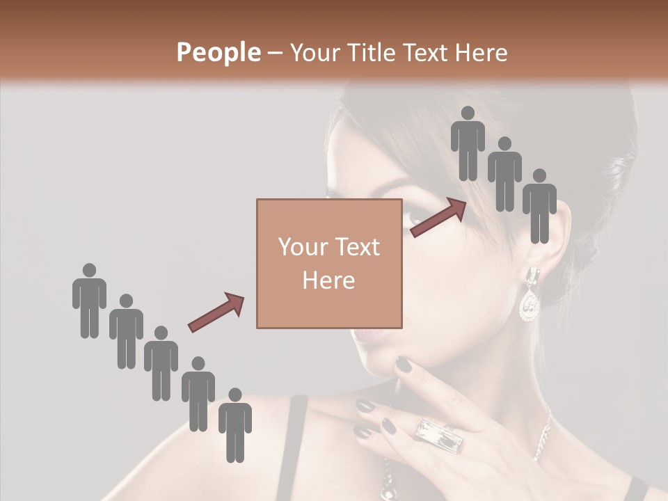 Hair Fingers Glamour PowerPoint Template