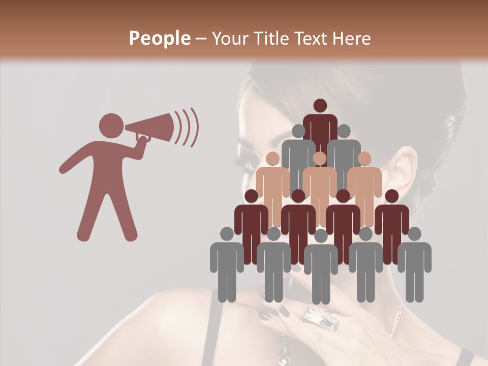 Hair Fingers Glamour PowerPoint Template