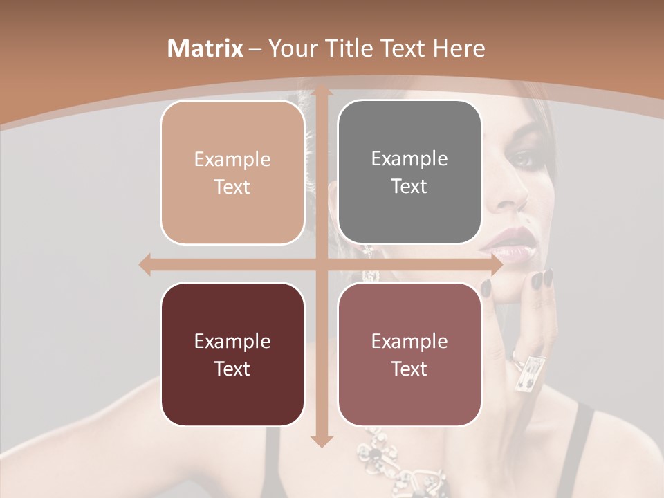 Sensuality Bright Beauty PowerPoint Template