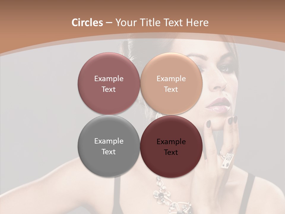 Sensuality Bright Beauty PowerPoint Template