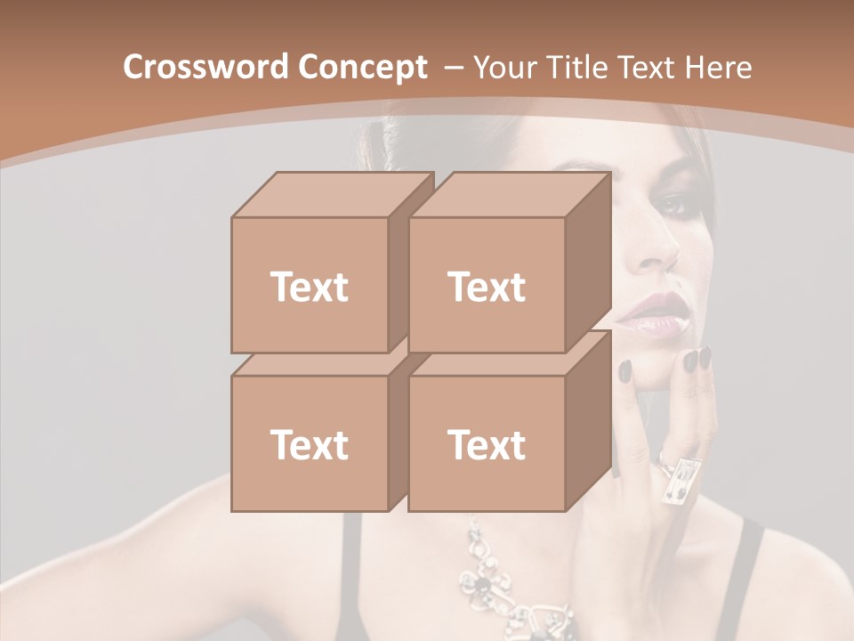 Sensuality Bright Beauty PowerPoint Template
