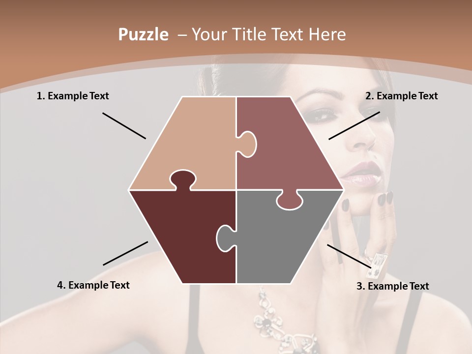 Sensuality Bright Beauty PowerPoint Template