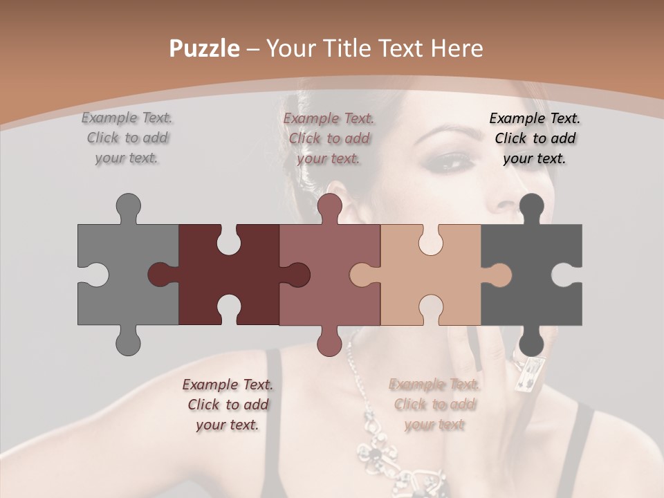 Sensuality Bright Beauty PowerPoint Template