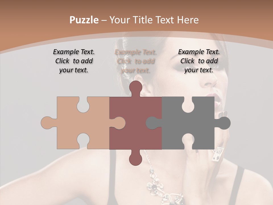 Sensuality Bright Beauty PowerPoint Template