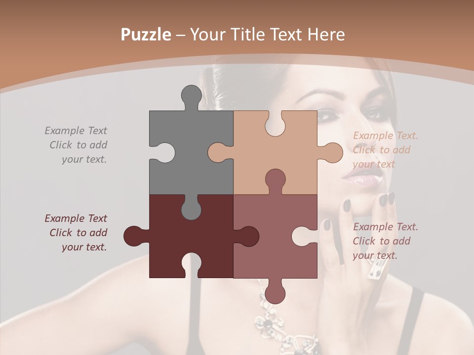 Sensuality Bright Beauty PowerPoint Template