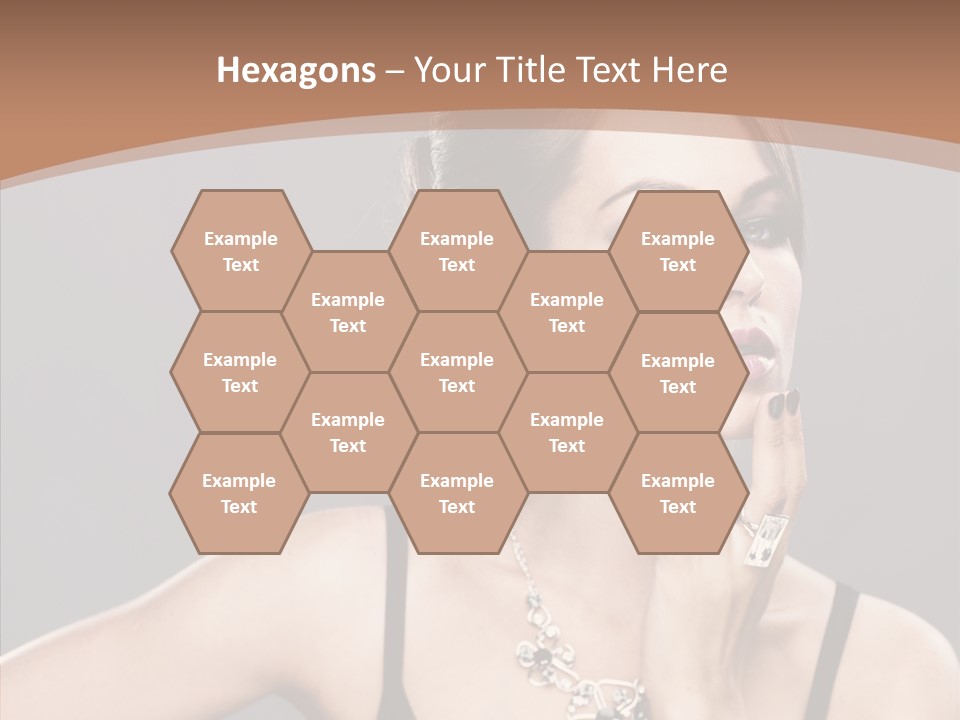 Sensuality Bright Beauty PowerPoint Template