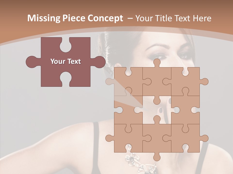 Sensuality Bright Beauty PowerPoint Template