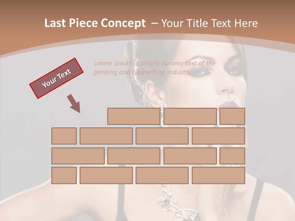 Sensuality Bright Beauty PowerPoint Template