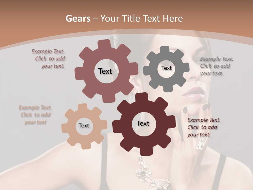 Sensuality Bright Beauty PowerPoint Template