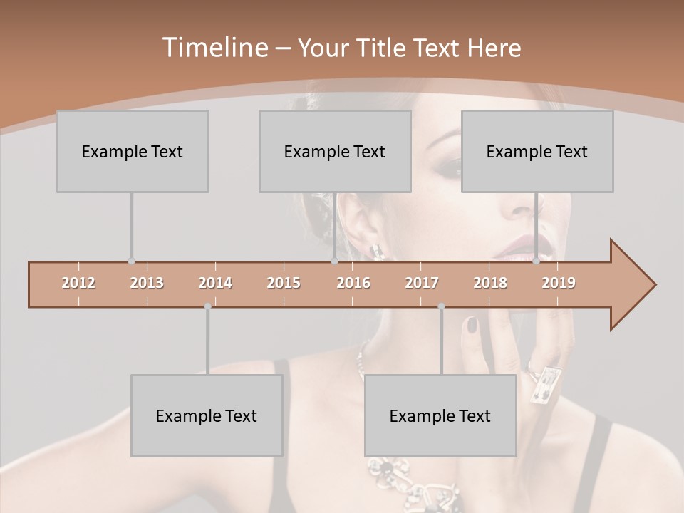 Sensuality Bright Beauty PowerPoint Template