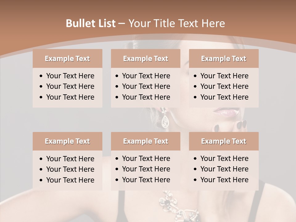 Sensuality Bright Beauty PowerPoint Template