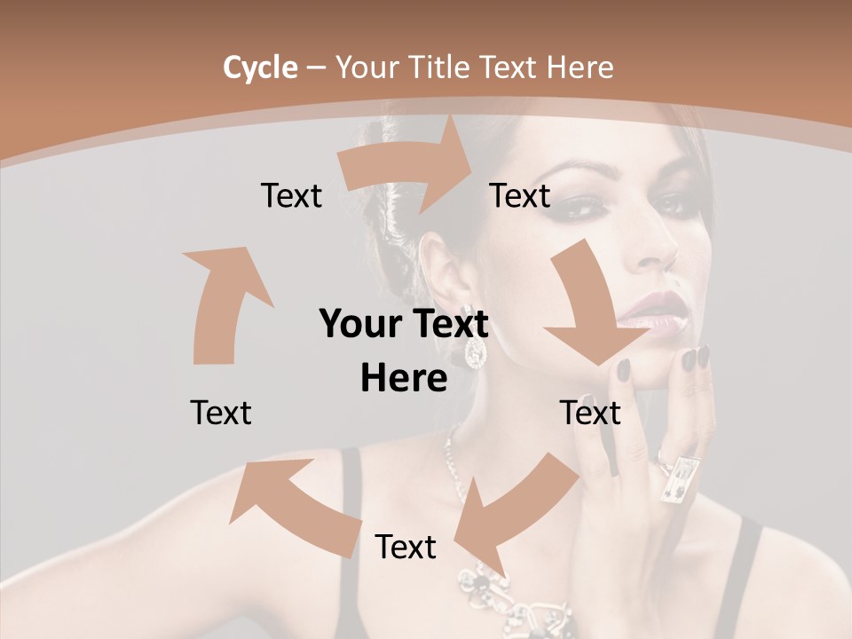 Sensuality Bright Beauty PowerPoint Template